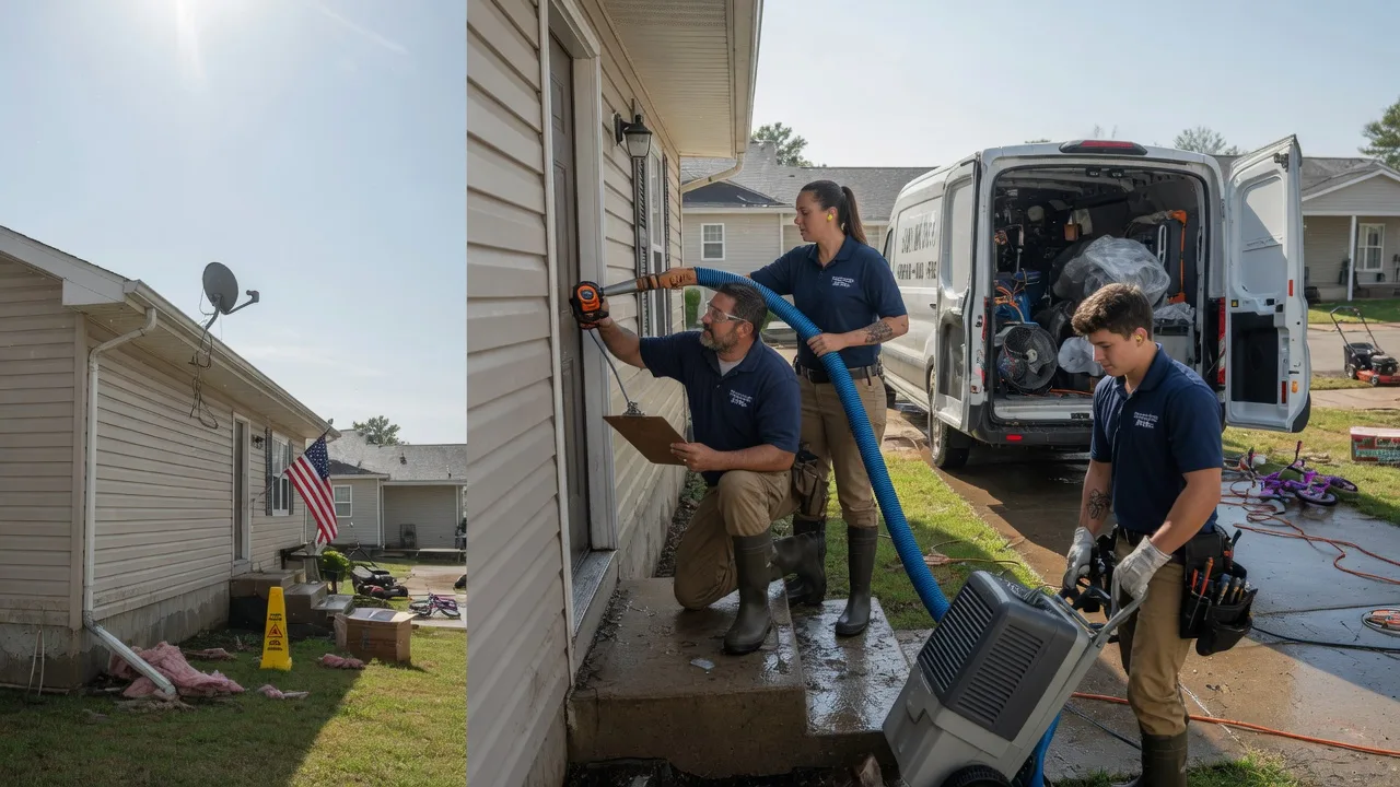 Ceiling Water Damage Restoration in Kaplan, LA near me